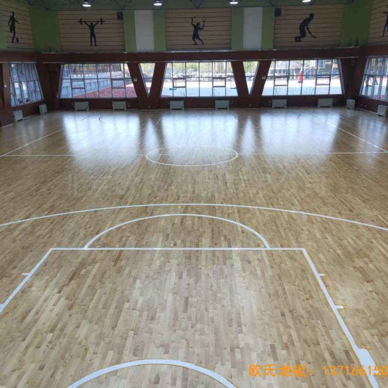 山西晋中榆次王湖小学体育地板铺装案例