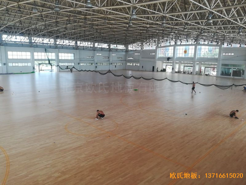 武汉体育学院运动地板安装案例