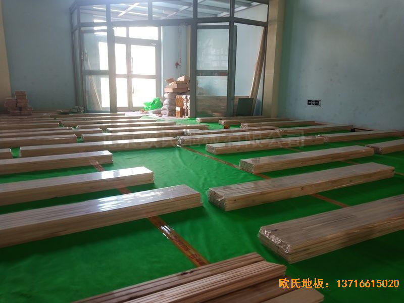 青海西宁市城西区新宁路18号中国科学院运动地板施工案例
