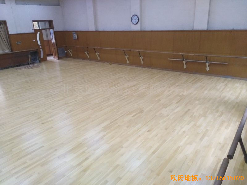 北京舞蹈学院运动地板安装案例