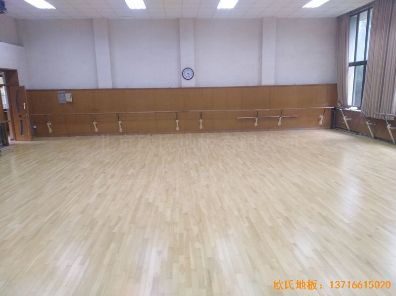 北京舞蹈学院运动地板安装案例