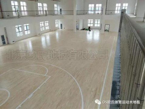 篮球馆运动木地板如何画线
