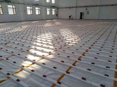 北京某部队体育馆枫桦木运动地板案例分享