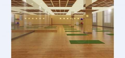 松木运动木地板，瑜伽舞蹈室的正确选择