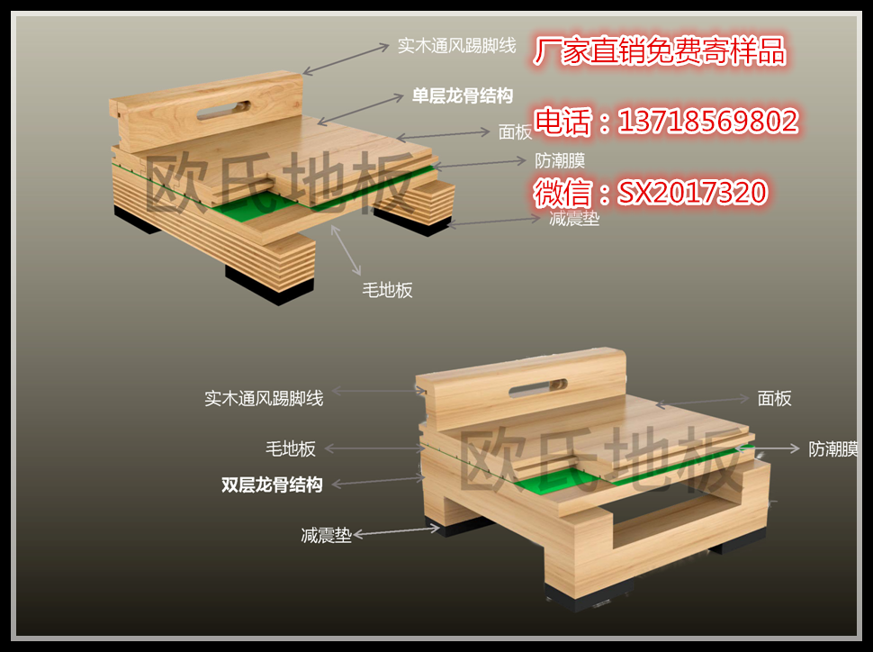 山东沂南篮球木地板价格