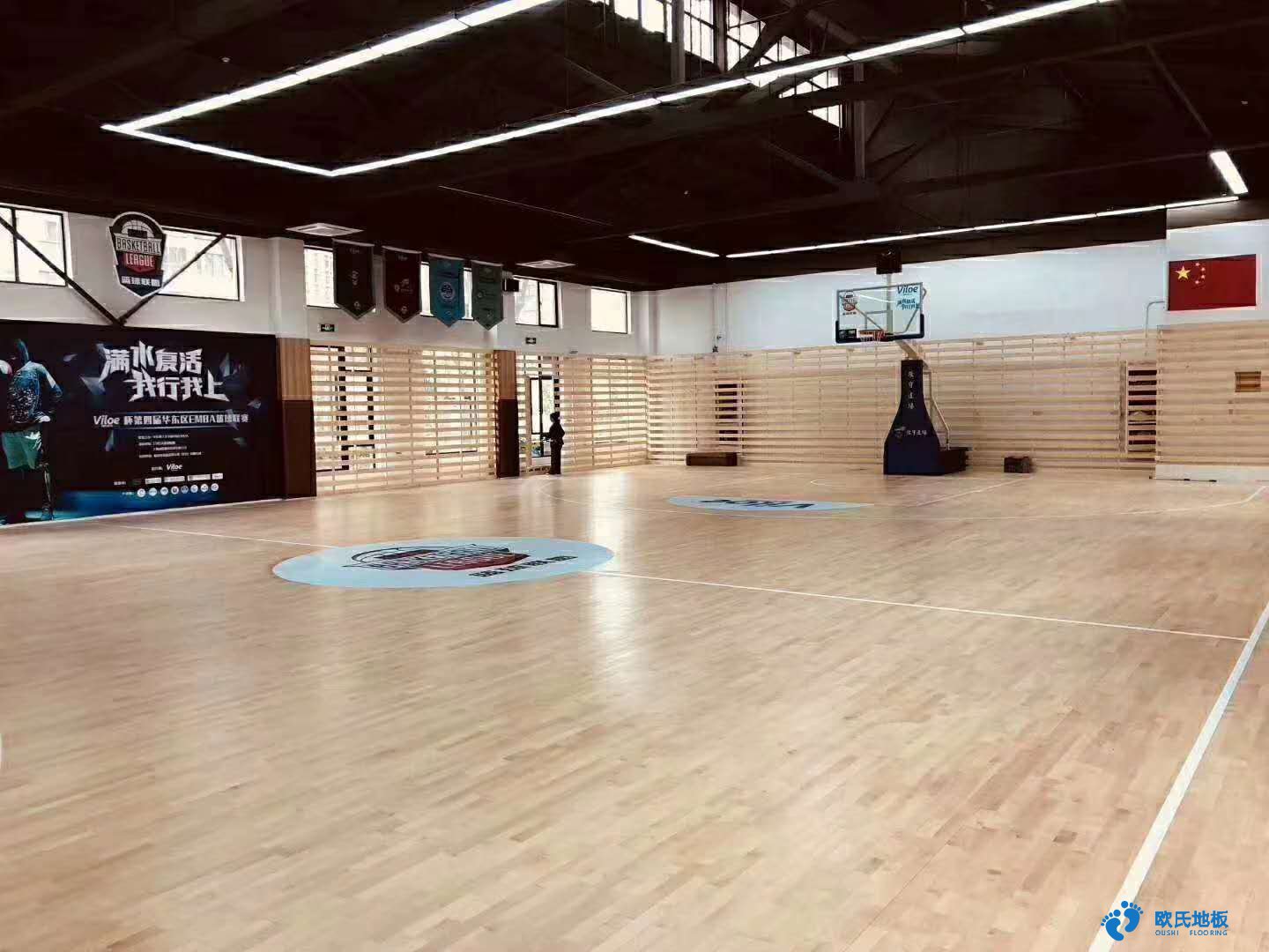 哈尔滨尚志篮球木地板生产厂家