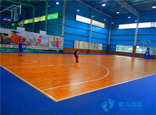 杭州怀城体育中心运动木地板工程