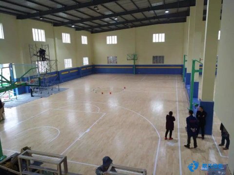 福贡篮球运动木地板工程直销