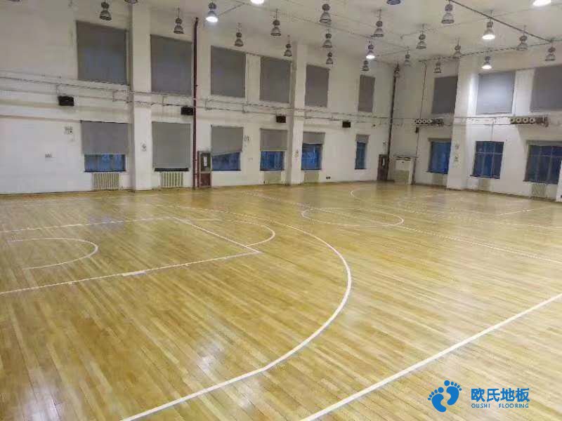篮球场运动地板地板标准画线-杨柏林