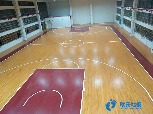 篮球馆木地板标准画线怎么划