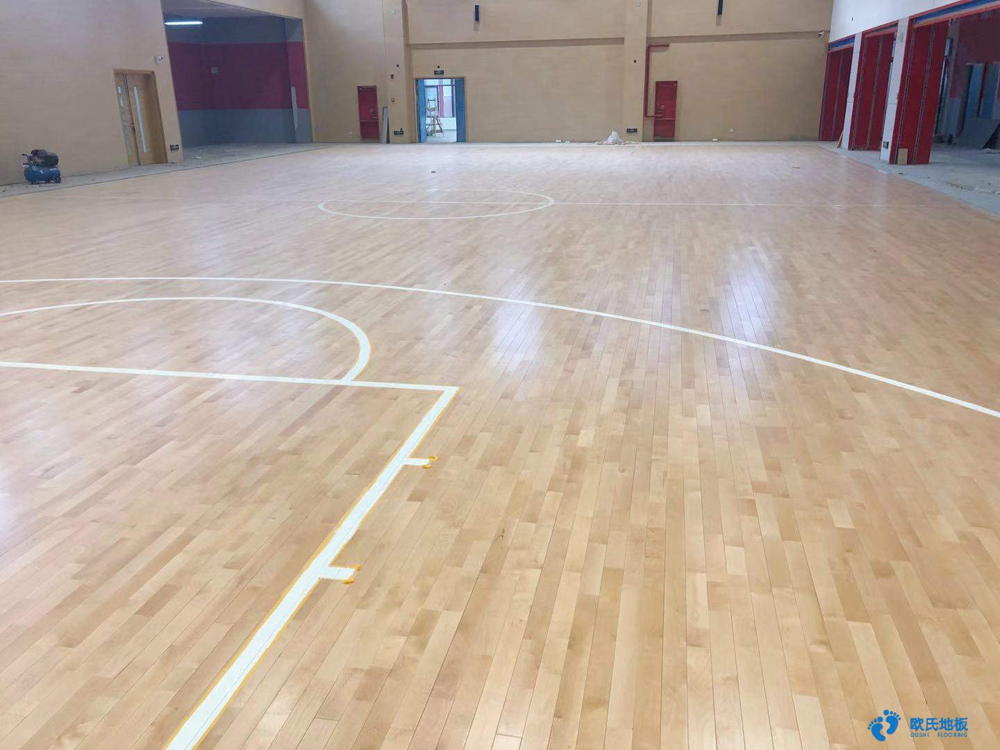 体育馆木地板 篮球馆木地板材质