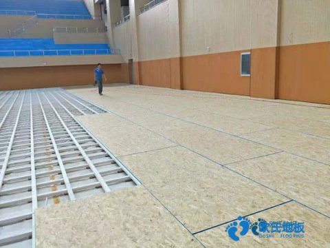 22mm厚运动馆地板安装公司