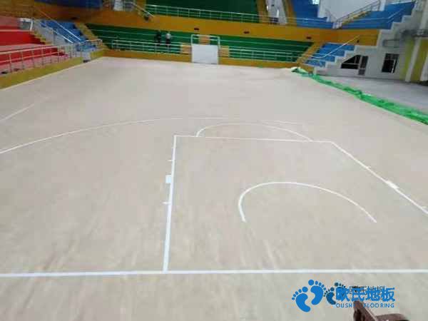 单层龙骨运动馆木地板厂家报价
