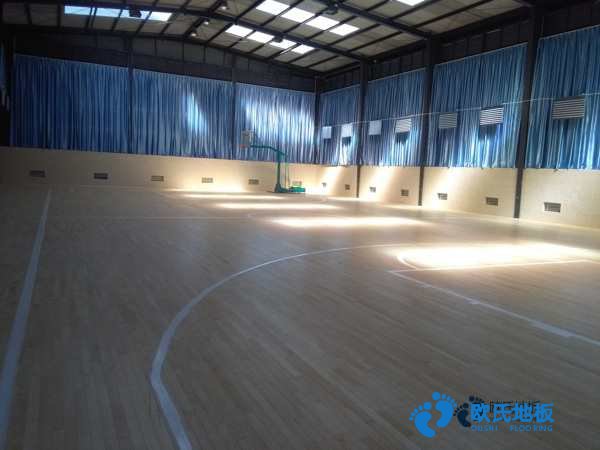 学校篮球场馆木地板使用范围