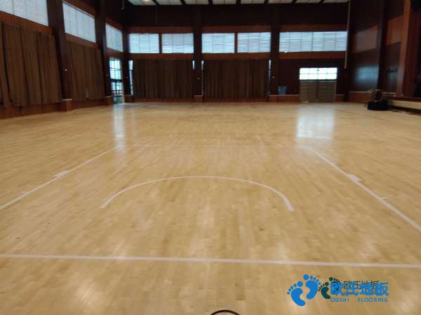学校篮球场馆地板检测方法
