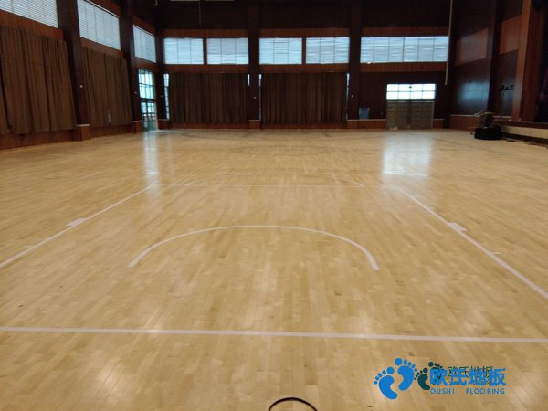 学校篮球场馆地板检测方法