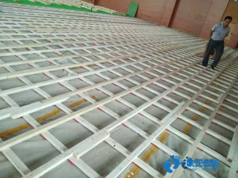 知名运动篮球木地板施工流程