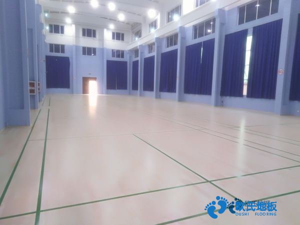 学校篮球馆地板冲击测试