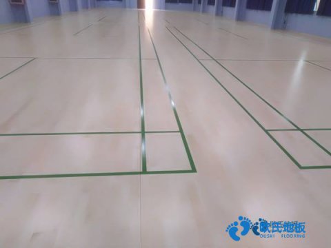学校篮球馆地板冲击测试