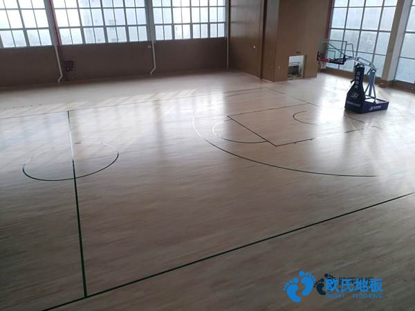 知名运动体育木地板施工队