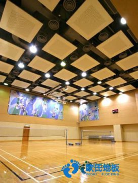 枫桦木篮球场馆地板清洁保养