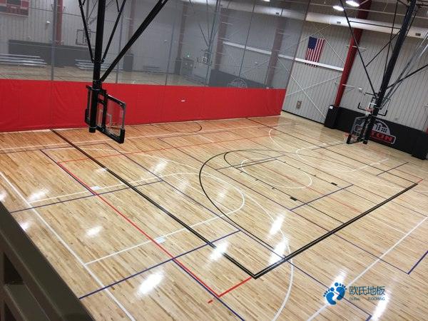 篮球场馆地板画线1