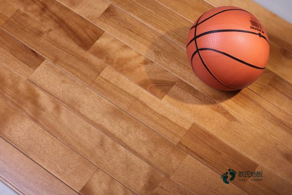 实木体育场木地板工程做法2