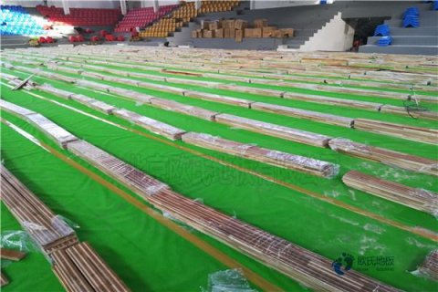 国标篮球馆地板施工工艺